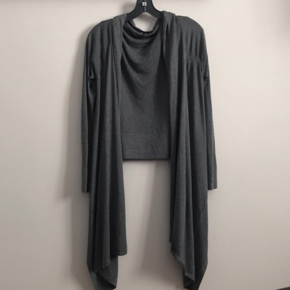 Charcoal Bcbg Cardi Wrap 